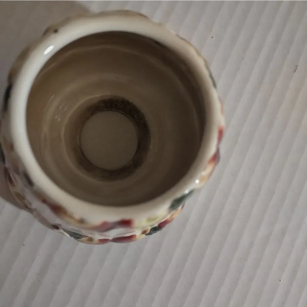 👍 Vintage Yankee Candle Small ceramic Apple Candle Shade  C5